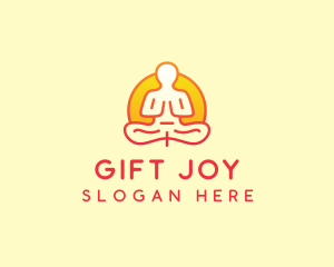 Yoga Meditation Wellness logo design