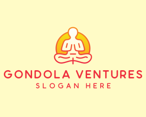 Yoga Meditation Wellness logo design