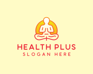 Yoga Meditation Wellness logo design