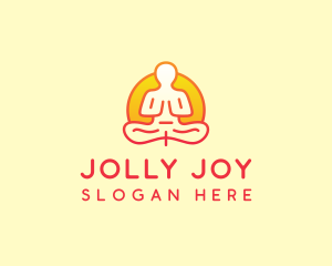 Yoga Meditation Wellness logo design