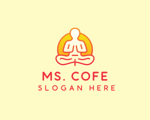 Yoga Meditation Wellness logo design