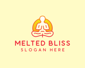 Yoga Meditation Wellness logo design