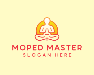 Yoga Meditation Wellness logo design