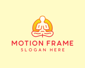 Yoga Meditation Wellness logo design