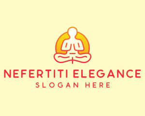 Yoga Meditation Wellness logo design