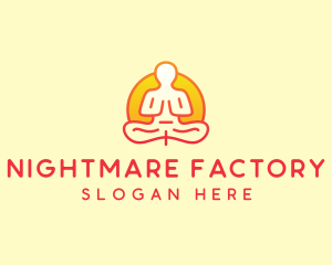 Yoga Meditation Wellness logo design