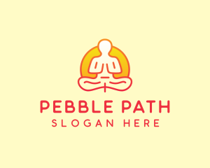 Yoga Meditation Wellness logo design