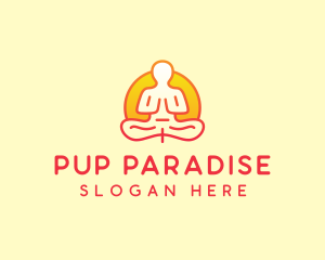 Yoga Meditation Wellness logo design