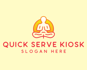 Yoga Meditation Wellness logo design