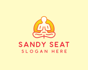 Yoga Meditation Wellness logo design