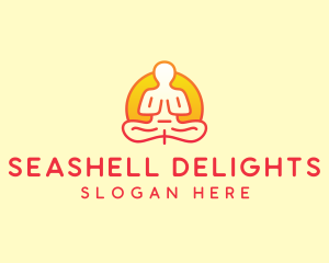 Yoga Meditation Wellness logo design