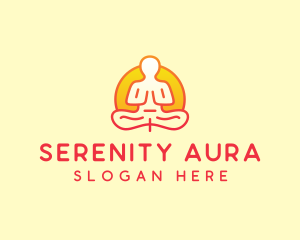 Yoga Meditation Wellness logo design