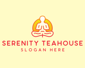 Yoga Meditation Wellness logo design