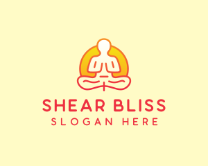 Yoga Meditation Wellness logo design