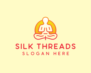 Yoga Meditation Wellness logo design