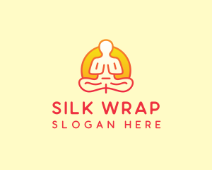 Yoga Meditation Wellness logo design