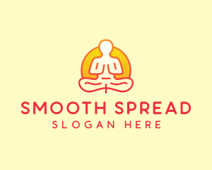 Yoga Meditation Wellness logo design