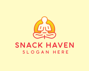 Yoga Meditation Wellness logo design