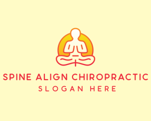 Yoga Meditation Wellness logo design