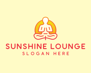 Yoga Meditation Wellness logo design