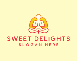 Yoga Meditation Wellness logo design