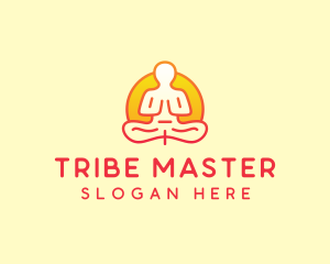 Yoga Meditation Wellness logo design