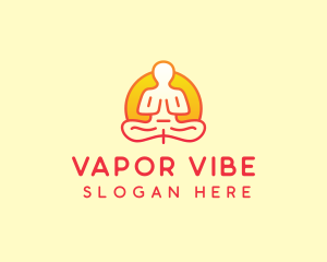 Yoga Meditation Wellness logo design