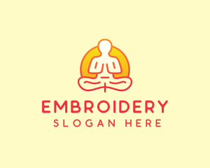 Yoga Meditation Wellness logo design