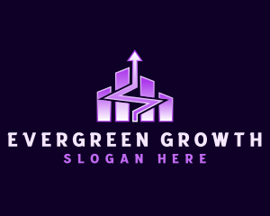 Arrow Finance Growth logo design