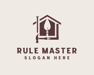 Ruler - Home Repair Construction Tools logo design