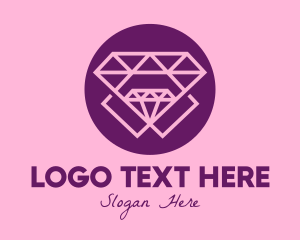 Premium Purple Diamonds Logo