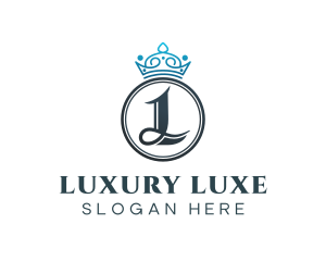 Luxury Royal Letter L logo design