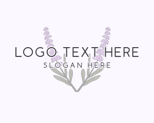 Plant - Lavender Blossom Aromatherapy logo design