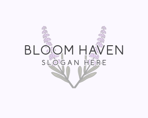 Lavender Blossom Aromatherapy logo design