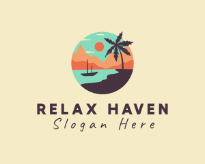 Vacation - Vacation Beach Trip logo design