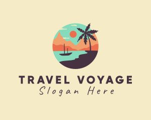 Trip - Vacation Beach Trip logo design