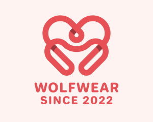 Wedding Planner - Red Matchmaking Heart logo design