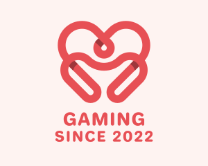 Romantic - Red Matchmaking Heart logo design