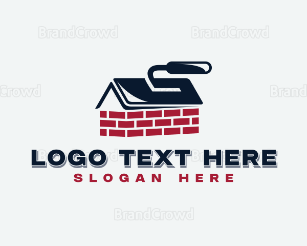 Masonry Trowel Bricklayer Logo