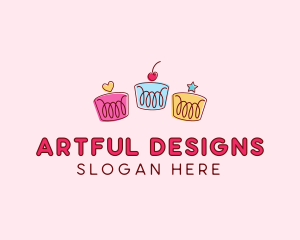 Bakery Pastry Cupcakes logo design