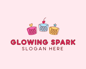 Bakery Pastry Cupcakes logo design