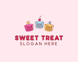 Bakery Pastry Cupcakes logo design