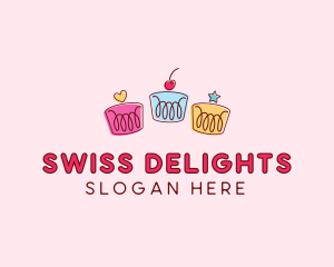 Bakery Pastry Cupcakes logo design