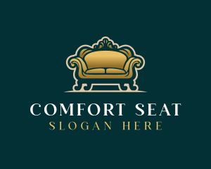 Luxury Interior Sofa logo design