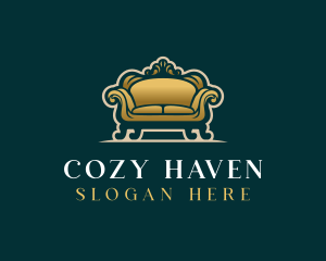 Luxury Interior Sofa logo design