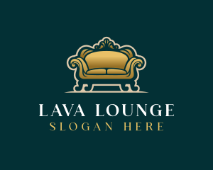 Luxury Interior Sofa logo design