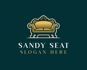 Luxury Interior Sofa logo design