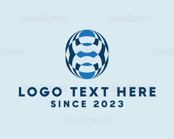 Optical Illusion Pattern Logo