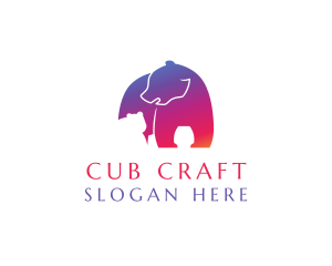 Cub - Wildlife Bear Zoo logo design