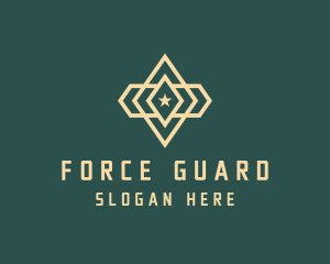 Enforcer - Military Insignia Star logo design